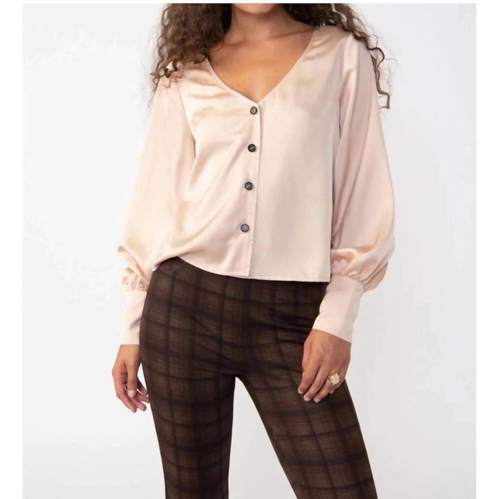 Sanctuary  Button-Up Blouse